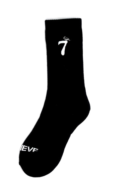 "Scott" Edition Black Be7ieve Sock