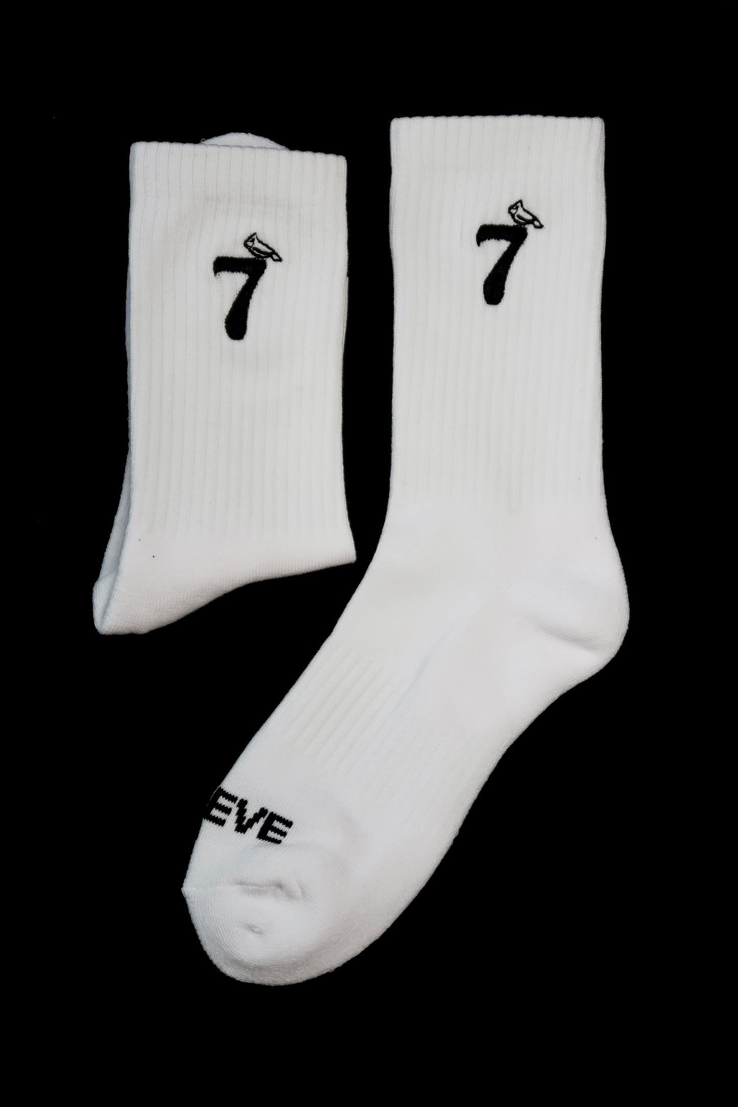 "Cathy" Edition White Be7ieve Sock