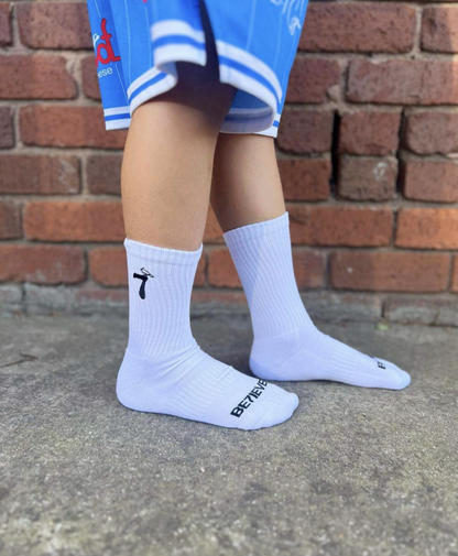 "Cathy" Edition White Be7ieve Sock